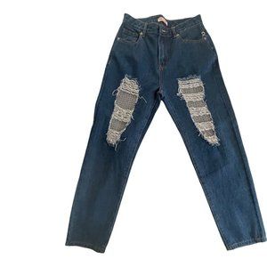 Women’s Jeans MELE & PERE Boyfriend Relaxed & comfortable fit Size S Blue